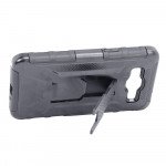 Wholesale Samsung Galaxy Grand Prime G530 Holster Combo Belt Clip Case (Black)